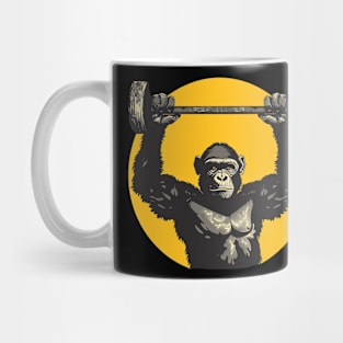 monkey at gym Mug